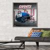 Trends International NFL New York Giants - Helmet 16 Wall Poster, 22.375" x 34", Barnwood Framed Version view 2