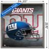 Trends International NFL New York Giants - Helmet 16 Wall Poster, 22.375" x 34", Barnwood Framed Version view 3