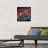 Trends International NFL Tampa Bay Buccaneers - Helmet 16 Wall Poster, 14.725" x 22.375", White Framed Version view 2