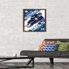Trends International NHL Toronto Maple Leafs - Austin Matthews 16 Wall Poster, 14.725" x 22.375", Mahogany Framed Version view 2
