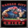 Trends International NFL Kansas City Chiefs - End Zone 17 Wall Poster, 22.375" x 34", Barnwood Framed Version view 1