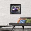 Trends International NFL Minnesota VIkings - Helmet 16 Wall Poster, 14.725" x 22.375", Black Framed Version view 2