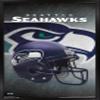 Trends International NFL Seattle Seahawks - Helmet 16 Wall Poster, 14.725" x 22.375", Black Framed Version view 1