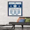Trends International NHL Toronto Maple Leafs - Champions 16 Wall Poster, 22.375" x 34", Barnwood Framed Version view 2