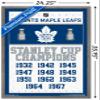 Trends International NHL Toronto Maple Leafs - Champions 16 Wall Poster, 22.375" x 34", Barnwood Framed Version view 3