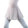 118243015 Kids Cross Front Ballet Skirt Pull on Mesh Dance Skirt (Pale Pink, S/C) view 1