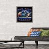 Trends International NFL New York Giants - End Zone 17 Wall Poster, 14.725" x 22.375", Barnwood Framed Version view 2