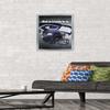 Trends International NFL Seattle Seahawks - Helmet 16 Wall Poster, 14.725" x 22.375", Silver Framed Version view 2