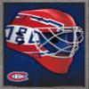 Trends International NHL Montreal Canadiens - Mask 16 Wall Poster, 22.375" x 34", Barnwood Framed Version view 1