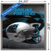 Trends International NFL Carolina Panthers - Helmet 16 Wall Poster, 22.375" x 34", Barnwood Framed Version view 3