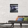 Trends International NFL Seattle Seahawks - Helmet 16 Wall Poster, 14.725" x 22.375", White Framed Version view 2