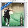 Trends International NBA Milwaukee Bucks - Giannis Antetokounmpo 17 Wall Poster, 14.725" x 22.375", Silver Framed Version view 3