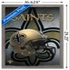 Trends International NFL New Orleans Saints - Helmet 16 Wall Poster, 14.725" x 22.375", Barnwood Framed Version view 3