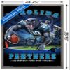 Trends International NFL Carolina Panthers - End Zone 17 Wall Poster, 22.375" x 34", Barnwood Framed Version view 3