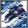 Trends International NHL Toronto Maple Leafs - Austin Matthews 16 Wall Poster, 14.725" x 22.375", Barnwood Framed Version view 1
