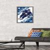 Trends International NHL Toronto Maple Leafs - Austin Matthews 16 Wall Poster, 14.725" x 22.375", Barnwood Framed Version view 2