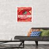 NBA Portland Trail Blazers - Logo 17 Wall Poster, 22.4L" x 14.7W", White Framed Version view 2