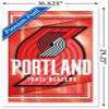 NBA Portland Trail Blazers - Logo 17 Wall Poster, 22.4L" x 14.7W", White Framed Version view 3