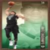 Trends International NBA Milwaukee Bucks - Giannis Antetokounmpo 17 Wall Poster, 14.725" x 22.375", Mahogany Framed Version view 1