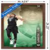 Trends International NBA Milwaukee Bucks - Giannis Antetokounmpo 17 Wall Poster, 14.725" x 22.375", Mahogany Framed Version view 3
