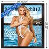Trends International Sports Illustrated: Swimsuit Edition - Kate Upton Cover 17 Wall Poster, 14.725" x 22.375", Black Framed Version view 2