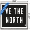 Trends International NBA Toronto Raptors - We The North 16 Wall Poster, 22.375" x 34", Barnwood Framed Version view 3
