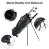 Golf Bag with Stand, Golf Carry Bag with Travel Shoulder, Lightweight Golf Bag for Men WomenGolf Stand Bag (Black) view 3