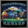 Trends International NFL Philadelphia Eagles - End Zone 17 Wall Poster, 14.725" x 22.375", Barnwood Framed Version view 1