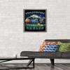 Trends International NFL Philadelphia Eagles - End Zone 17 Wall Poster, 14.725" x 22.375", Barnwood Framed Version view 2