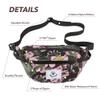 4Monster Hiking Waist Packs Portable,Water Resistant Fanny Pack Bags Lightweight with Adjustable Strap for Outdoor, Workout,Running,Hiking,Traveling,Biking,Camping and Fishing (Flower Pink, 2L) view 2