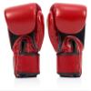 Fairtex BGV1BR Muay Thai Boxing Breathable Gloves for Men, Women, Kids | MMA Gloves, Kickboxing, Gym, Workout | Premium Quality, Light Weight & Shock Absorbent 14 oz Boxing Gloves-Red view 2