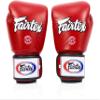 Fairtex BGV1BR Muay Thai Boxing Breathable Gloves for Men, Women, Kids | MMA Gloves, Kickboxing, Gym, Workout | Premium Quality, Light Weight & Shock Absorbent 14 oz Boxing Gloves-Red view 3