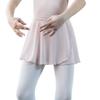 118243015 Kids Cross Front Ballet Skirt Pull on Mesh Dance Skirt (Pale Pink, XL/C) view 2