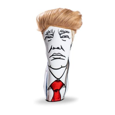 Pins & Aces Keep America Great Premium Golf Club Headcover - Quality Leather, Hand-Made Funny Head Cover - Style and Customize Your Golf Bag - Tour Inspired, Donald Trump Golf Design (Blade)