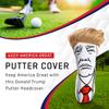 Pins & Aces Keep America Great Premium Golf Club Headcover - Quality Leather, Hand-Made Funny Head Cover - Style and Customize Your Golf Bag - Tour Inspired, Donald Trump Golf Design (Blade) view 2