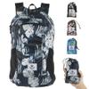4Monster Hiking Daypack,Water Resistant Lightweight Packable Backpack for Travel Camping Outdoor (Flower Blue, 24L) view 1