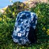 4Monster Hiking Daypack,Water Resistant Lightweight Packable Backpack for Travel Camping Outdoor (Flower Blue, 24L) view 4