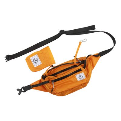 4Monster Hiking Waist Packs Portable,Water Resistant Fanny Pack Bags Lightweight with Adjustable Strap for Outdoor, Workout,Running,Hiking,Traveling,Biking,Camping and Fishing (Orange, 2L)