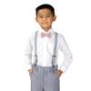 Spring Notion Boys' Linen Blend Bow Tie, Rose Small view 3