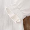 Liyamiee Toddler Baby Girls Basic Shirt Long Sleeve Solid Color Doll Collar Top Blouse Casual Tee Undershirt for Kids (White Polo Shirt, 4-5 Years) view 4