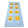Bean Products 60x24 Non Slip Yoga Mat for Exercise - 3mm Thick Comfortable Workout Floor Mat for Kids - Eco Friendly Foldable Yoga Mat for Yoga, Pilates, Gym and Stretching, Emoji view 1