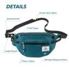 4Monster Hiking Waist Packs Portable,Water Resistant Fanny Pack Bags Lightweight with Adjustable Strap for Outdoor, Workout,Running,Hiking,Traveling,Biking,Camping and Fishing (Blue, 2L) view 2