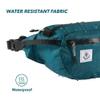 4Monster Hiking Waist Packs Portable,Water Resistant Fanny Pack Bags Lightweight with Adjustable Strap for Outdoor, Workout,Running,Hiking,Traveling,Biking,Camping and Fishing (Blue, 2L) view 4