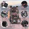 4Monster Hiking Daypack,Water Resistant Lightweight Packable Backpack for Travel Camping Outdoor (Flower Pink, 24L) view 2