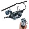4Monster Hiking Waist Packs Portable,Water Resistant Fanny Pack Bags Lightweight with Adjustable Strap for Outdoor, Workout,Running,Hiking,Traveling,Biking,Camping and Fishing (Flower Blue, 2L) view 1
