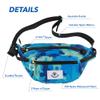 4Monster Hiking Waist Packs Portable,Water Resistant Fanny Pack Bags Lightweight with Adjustable Strap for Outdoor, Workout,Running,Hiking,Traveling,Biking,Camping and Fishing (Navy Blue, 2L) view 2