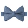 Spring Notion Boys' Linen Blend Bow Tie, Stormy Blue Small view 1