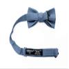 Spring Notion Boys' Linen Blend Bow Tie, Stormy Blue Small view 2
