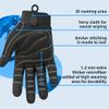 Seibertron Full Finger Padded Palm Lightweight Breathable Climbing Rope Gloves for Climbers, Rock Climbing, Rescue, Adventure, Sailing, Kayaking, Outdoor Sports Black M view 4