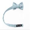 Spring Notion Boys' Linen Blend Bow Tie, Steel Blue Small view 2
